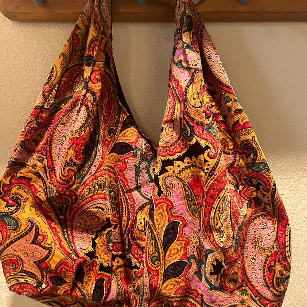 Super Cool Hobo Style fabric purse